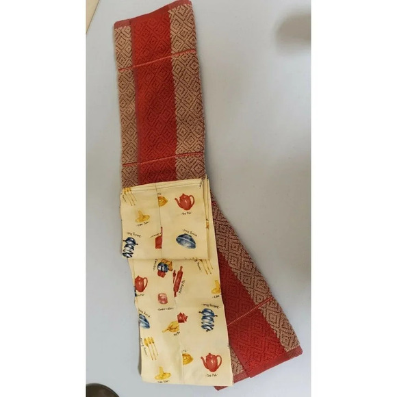 Handmade Kitchen Boa Over Shoulder Scarf Towel - Picture 4 of 4